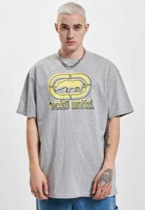Футболка с принтом DOUBLE ecko unltd., серый