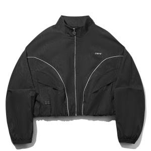 Куртки Li-Ning для женщин, черные, с воротником стойкой, умеренные, прочие