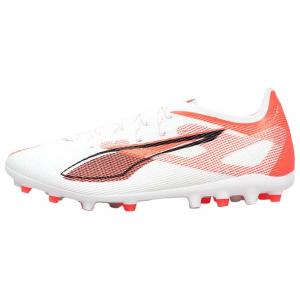 PUMA Футбольные бутсы Ultra 5 Pro MG Multi Ground Shock Absorbers унисекс, белые, оранжевые