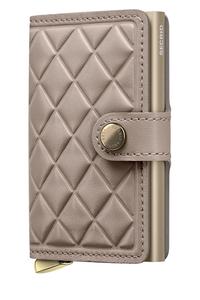 Кожаный кошелек с тиснением Diamond Secrid, серый