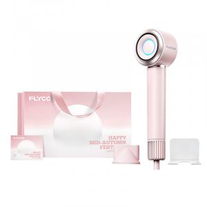 Фен с отрицательными ионами для ухода за волосами, термостат и быстрая сушка, холодный и горячий воздух, высокая скорость сушки FH6371 FLYCO, fh6371 diamond powder, mid-autumn festival box limited edition (with hanger)