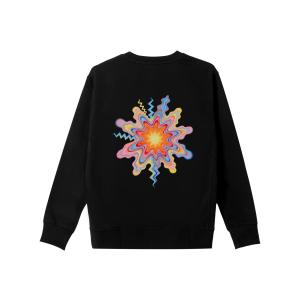 Nike Мужская толстовка с круглым вырезом, черная, средней толщины