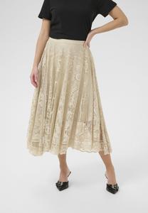 Юбка А-силуэта Pleated skirt Kaffe, бежевый