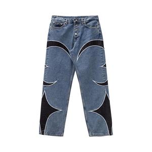 Джинсы Thug Club Leather Washing Jeans, Blue/Black