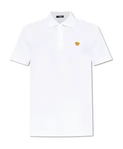 Поло с логотипом Versace, белый