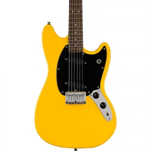 Электрогитара Squier Sonic Mustang с грифом из лауреля, Граффити Желтый