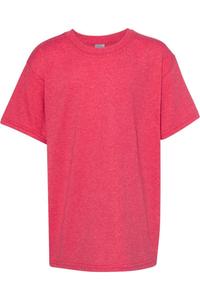 Футболка Gildan Heavy Cotton Youth, цвет heather red