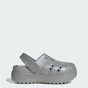 Сабо на платформе Adidas Adilette, цвет Silver