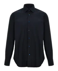 Рубашка из поплина Barba, синий