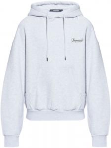 Jacquemus худи Gros Grain, серый