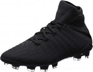 Nike Unisex-Adult Hypervenom Phantom III Elite Df Fg, Black Schwarz Schwarz