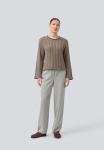 Брюки Modström POPEMD PANTS, Herringbone Speckle/Nude