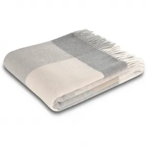 Плед Soft Impression в стиле Doubleface из смеси шерсти и кашемира Biederlack, Pleasant Stone