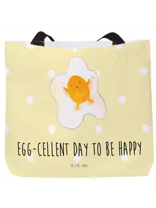 Шоппер Mr. & Mrs. Panda, желтый пастельный