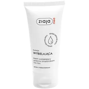 Ночной отбеливающий крем для лица против морщин, 50 мл Ziaja Med Kuracja wybielająca