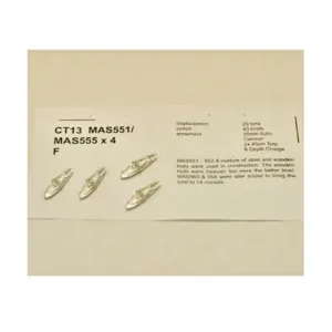 Мас 552/555, Figurehead Ships - WWII Coastal Forces - Italian (1:1250) (Noble Miniatures)