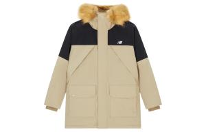 Пуховик унисекс светло-коричневый New Balance