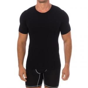 Майка Girocollo с короткими рукавами и круглым вырезом 200042 мужской Intimidea, черный