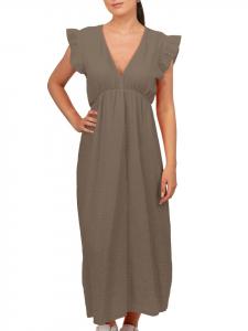 Длинное платье Reichstadt, серо-коричневый