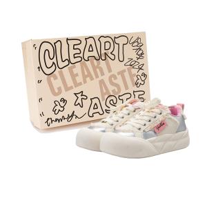 CLEARTASTE Износостойкие и легкие женские лоу-топы для скейтбординга коричневые, цвет Brown