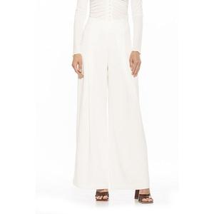 Женские брюки elia с плиссировкой и широкими штанинами Alexia Admor, Ivory