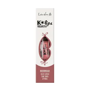 Набор для макияжа губ Lips Set K'lips Velvet Lovely, цвет beebread