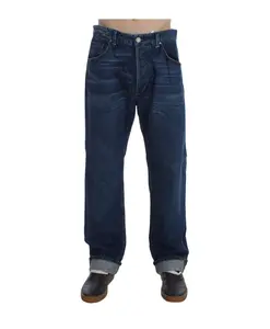 Свободные джинсы свободного кроя Acht, синий