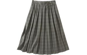 NOTHOMME Женская повседневная длинная юбка серый plaid