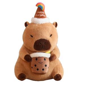 Плюшевая игрушка милая капибара, высота 30см/40см MERCONSER