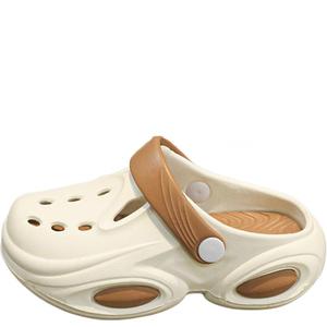 Детские сандалии с низким верхом и защитой от кик-стопа CAMKIDS, бежевый/хаки