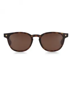 Авиаторские солнцезащитные очки с эффектом черепаховой оправы Bottega Veneta, коричневый