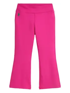 Легинсы с вышивкой Polo Ralph Lauren Kids, розовый