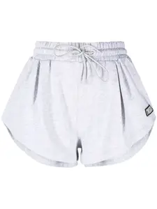 Шорты с кулиской и нашивкой-логотипом MSGM, серый