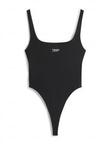 Tommy Jeans Боди-рубашка в черном цвете