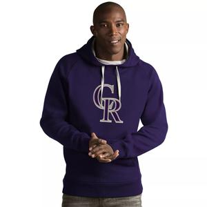 Мужская толстовка с логотипом Colorado Rockies Victory Antigua