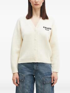 Kenzo кардиган Pop с логотипом, белый