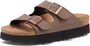 Женские сандалии Birkenstock Arizona SFB из замши красно-коричневого цвета