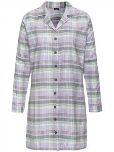 Ночная рубашка в фиолетово-мятную клетку VIVANCE DREAMS