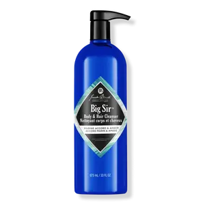 Гель для душа и волос Big Sir с морским аккордом и амброй Jack Black