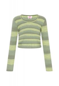 MYMO Свитер в цвете хаки, светло-зеленый