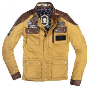 Текстильная мотоциклетная куртка HolyFreedom quattro waxed evo, Camel