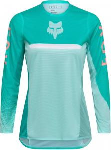 Женская мотокроссовая майка FOX flexair fracture, Turquoise