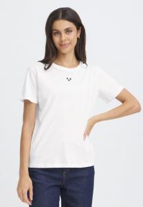Футболка Fransa TALA TEE , Blanc Heart Emb/White