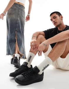 Кроссовки Stan Smith черного цвета adidas Originals