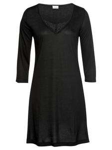 Ночная рубашка LASCANA, черный