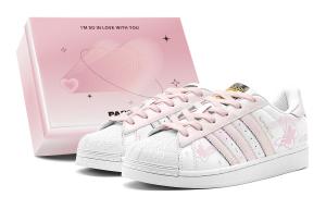 Кроссовки adidas originals Superstar Skateboarding Shoes Unisex Low-top White, розовый