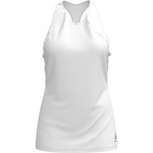 Майка с V-образным вырезом и сетчатой вставкой Odlo, белый