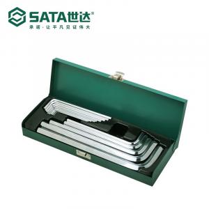 Набор удлинённых шестигранных ключей Shida, 14 предметов, 1,5–17 мм 09143 SATA