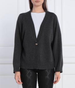 Кардиган женский Liu Jo с добавлением шерсти на пуговице, черный