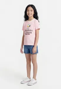 Футболка с принтом "kogtennis life" Only Girls, Cloud Dancer/Romance Rose